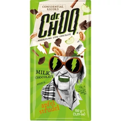 Dr. Choq 150G Tejcsokoládé Tábla Almáspite Ízesítéssel