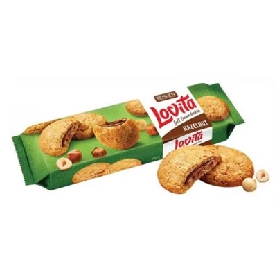 Roshen Lovita 127G Soft Cream Teasütemény Mogyorókrémes