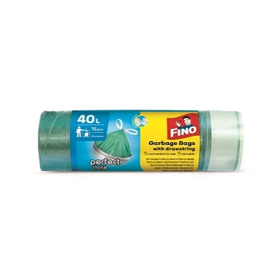 FINO Perfect Close Szemeteszsák önzáró szalagos 40 L/ 15 db