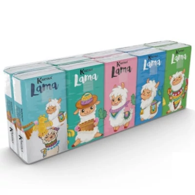 Kartika Papírzsebkendő 10x9 db Lama