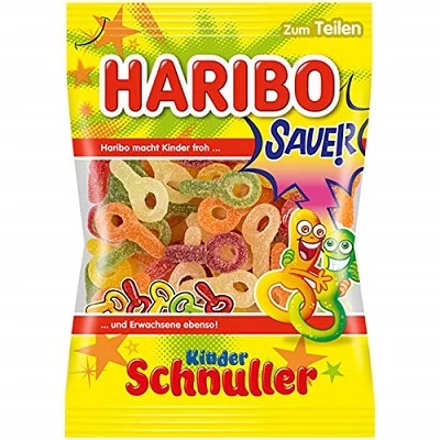 Haribo 145G Sauer Schnuller ( Spenen Fizz )