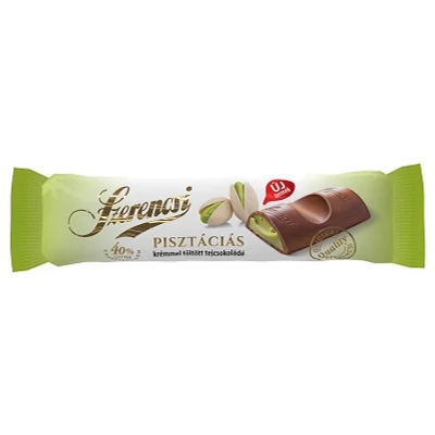 Szerencsi 19G Pisztáciás Krémmel Töltött Tejcsokoládé
