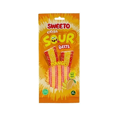 Sweeto 75G Mangó Belts Extra Sour