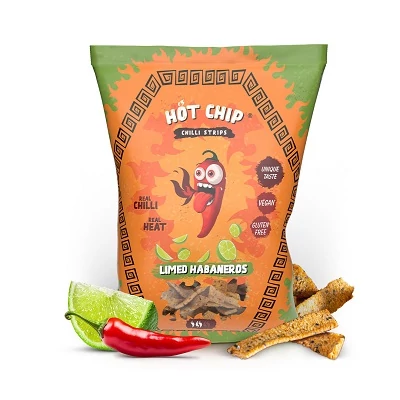 Hot Chip 80G Strips Limed Habaneros