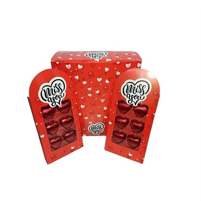 Miss You Love csoki szívek 60G