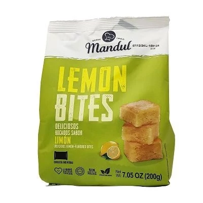 Mandul Lemon Bites 200G Citrom