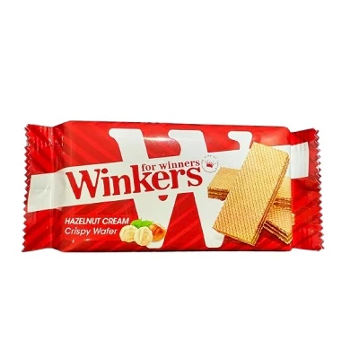 Winkers 45G mogyorós ízű krémmel töltött ostya