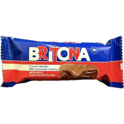 Britona 34G tejcsokoládéval mártott kakaós piskóta kakaó krémmel töltve