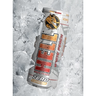 Hell Energiaital 250Ml Zero White Peach (DRS)