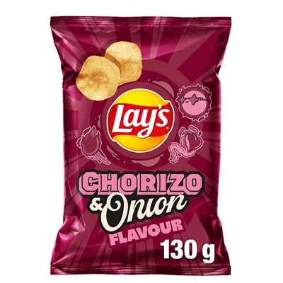 Lays 130G Kolbász és Hagyma ízű