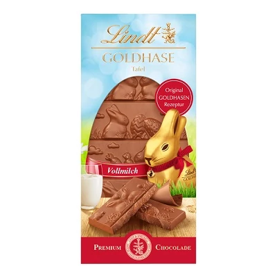 Lindt 120G Bunny Milk Táblás Tejcsokoládé LNFI2805
