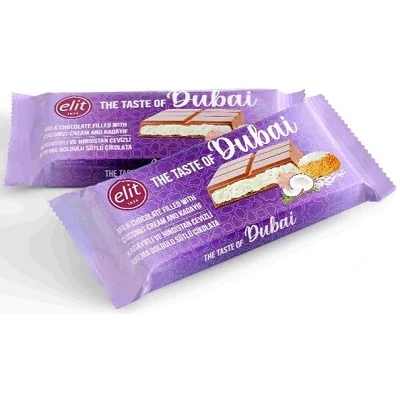 Elit 90G Dubai Kókuszos Tejcsokoládé Szelet