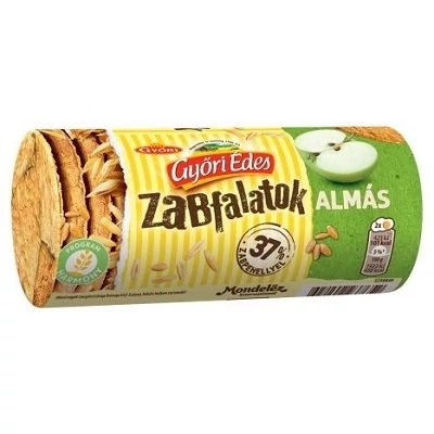 Győri Édes Zabfalatok 198G Almás