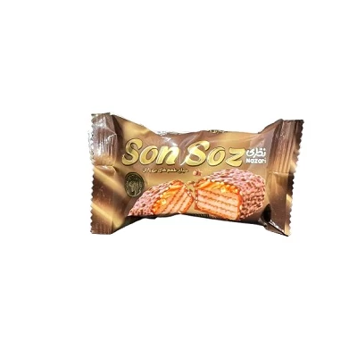 Son Soz 35G Karamell ízű krémmel töltött ostya kakaós bevonóval Nazari