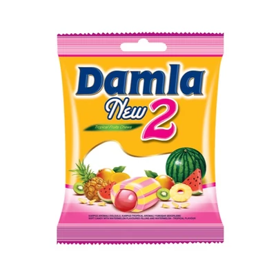 Damla 90G Trópusi-Dinnye Töltött Cukor