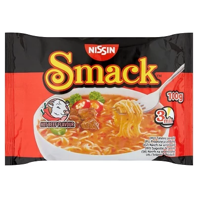 Nissin 100G Smack Csípős Marha