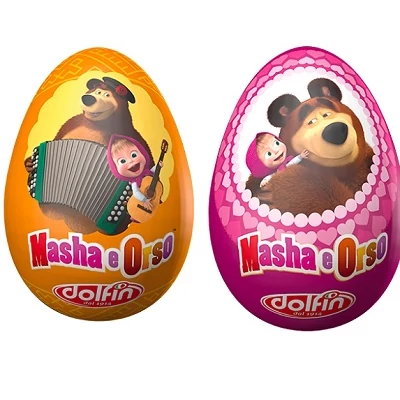 Csokoládé Maxi Tojás Ajándékkal 110G Masha e Orso DOTO0009