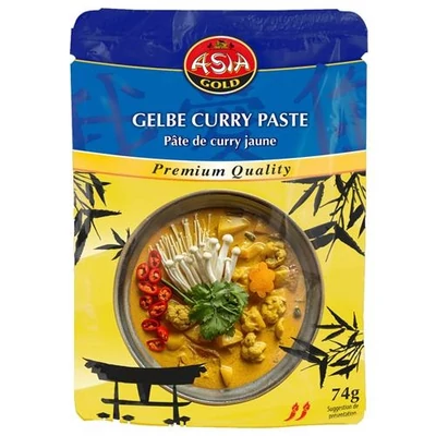 Asia Gold 74G Curry Paste Yellow (96100)