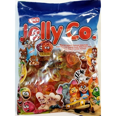 Jelly Co 1KG Gyümölcsös gumicukor karika