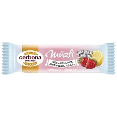 Cerbona Müzliszelet 20G Epres-Citromos