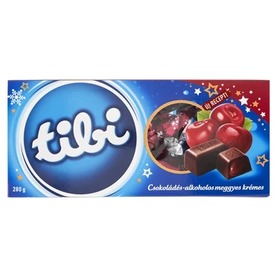 Szaloncukor 280G Tibi Ét Meggyes-Alkoholos