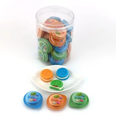 Macaron Gummy 10G Gyümölcs ízű zselécukor
