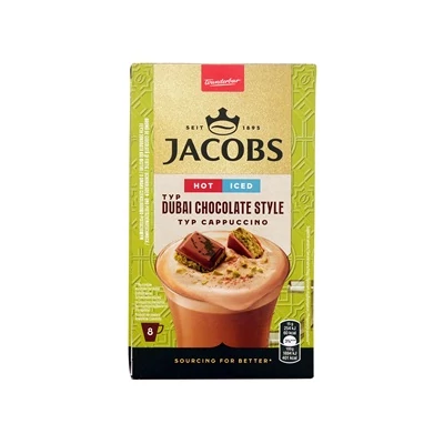Jacobs 8x15G Cappucino Dubai Csokoládé Ízű