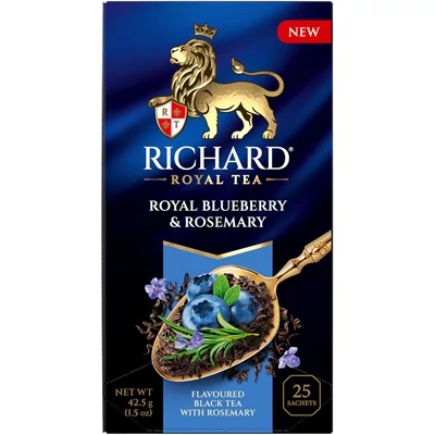 Richard Royal 42,5G Blueberry & Rosemary - Fekete Tea