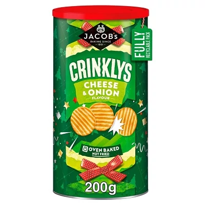 Jacob's 200G Crinklys Caddy Cheese&Onion  PLJA0004