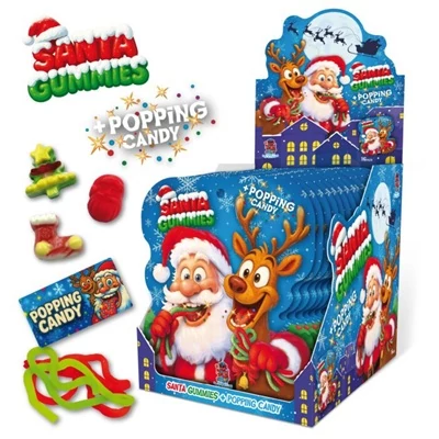 Santa Gummies + Popping Candy 25G (1066)