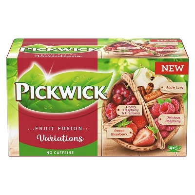 Pickwick Tea 30G Fruit Variations (Piros) Alma, Málna, Eper, Meggy, Vörös áfonya