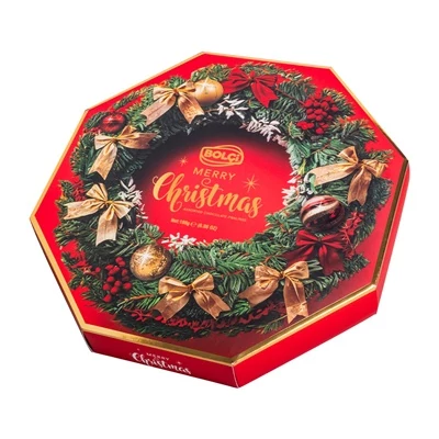 Bolci 198G Christmas Octogon Red Box ECH280