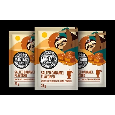 Mantaro 25G  Hot Chocolate Sós Karamell ízű Fehér csokoládé