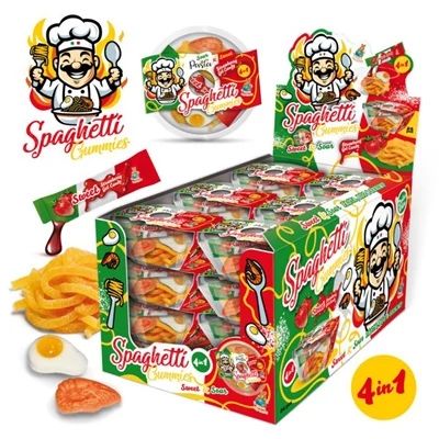 Spaghetti Gummies 46G Spagetti Gumicukor és Szirup (1230)