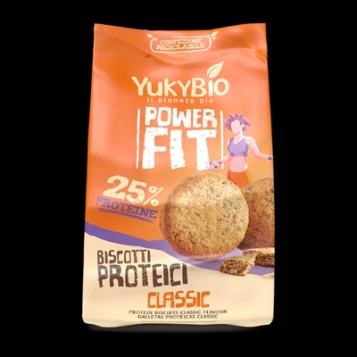 Yukybio 200G PowerFit Bio Klasszikus Keksz Proteinnel