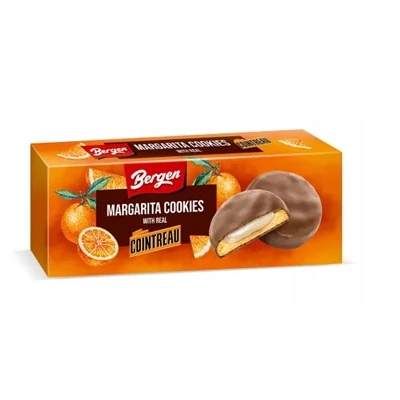 Bergen 128G Countreau ízű krémmel töltött keksz tejcsokoládé bevonattal