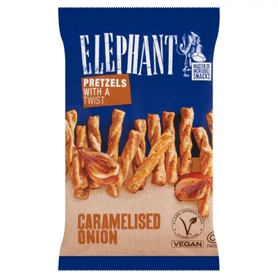 Elephant Snack 80G Csavart Perec Karamellizált Hagymás