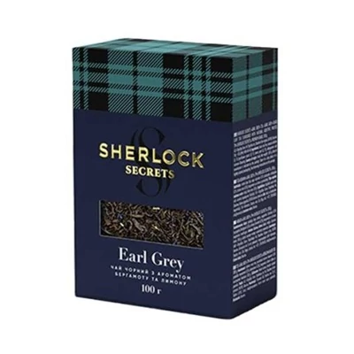 Sherlock Secrets 100G Earl Grey - Szálas Fekete Tea