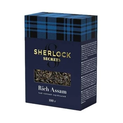 Sherlock Secrets 100G Rich Assam - Szálas Fekete Tea