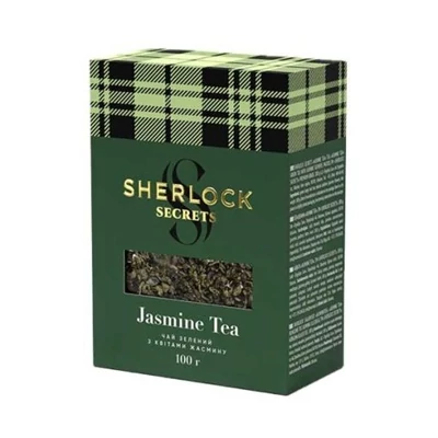 Sherlock Secrets 100G Jasmine - Szálas Zöld Tea
