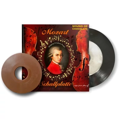 Fikar 80G Tejcsokoládé Bakelit Lemez - Mozart 