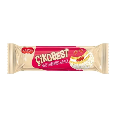 Cikobest 56G Strawberry White Marshmallow Epres Szendvicskeksz PLCI0003