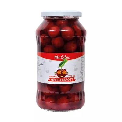 Ms Cibus 720ML Magozott meggybefőtt