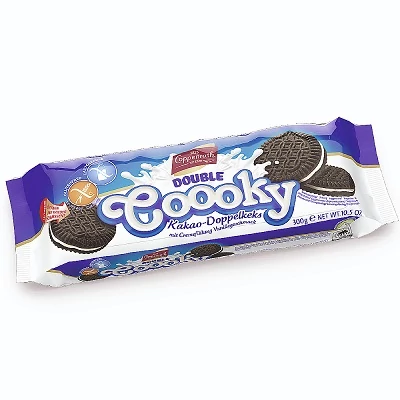 Coppenrath 300G Kakaós Glutén-Laktózmentes Keksz Vaníliás Töltelékkel