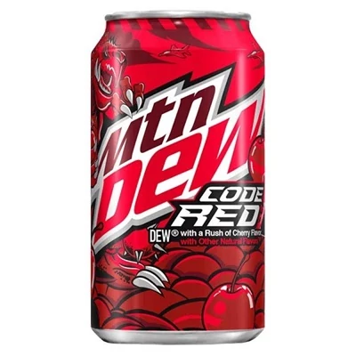 Mountain Dew 355ML Code Red USA 