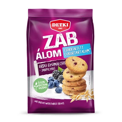 Detki Zab Álom 150G Erdei-Gyümölcs Keksz