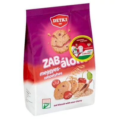 Detki Zab Álom 150G Meggyes Zabpelyhes Keksz