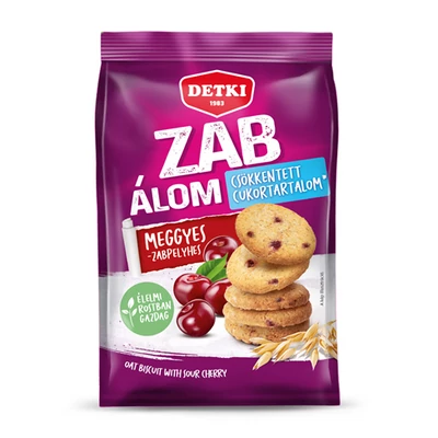 Detki Zab Álom 150G Meggyes Zabpelyhes Keksz