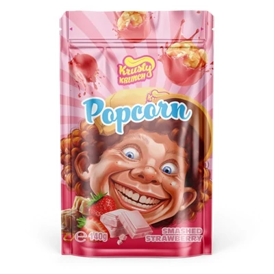 Krusty Krunch 140G Popcorn Smashed Strawberry
