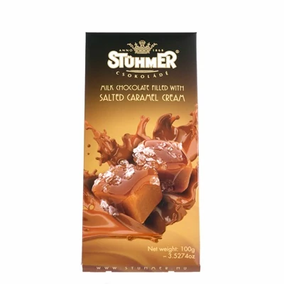 Stühmer 100G Sós Karamellás krémmel töltött tejcsokoládé